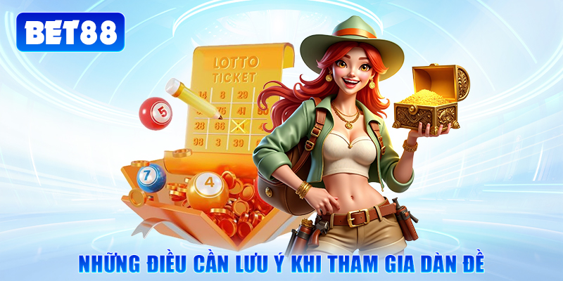 Những điều cần lưu ý khi tham gia dàn đề